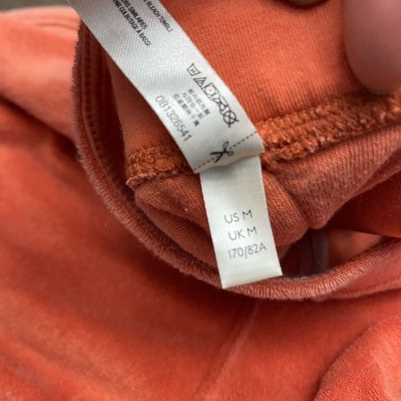 Shorts Free People New Fp Movement Orange Catching Rays Terry Shorts M - Picture 7 of 8